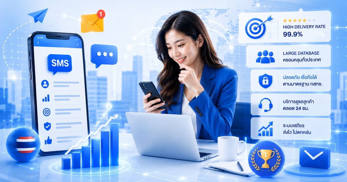 Dashboard วิเคราะห์ผลการส่ง SMS แบบเรียลไทม์